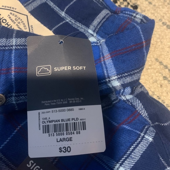 Men’s long sleeve button up flannel - Picture 6 of 8